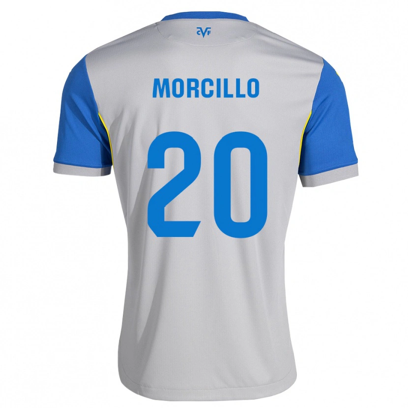 Danxen Kinderen Raquel Morcillo #20 Dodgerblauw Grijs Uitshirt Uittenue 2026/27 T-Shirt België