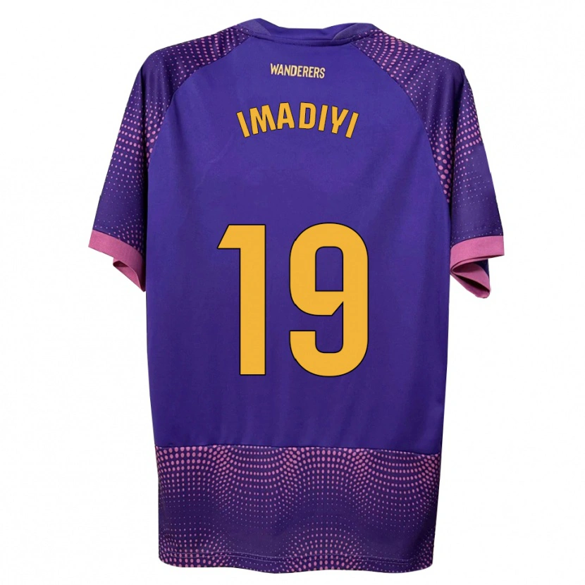 Danxen Kinderen Ceri Imadiyi #19 Paars Wit Roze Uitshirt Uittenue 2026/27 T-Shirt België