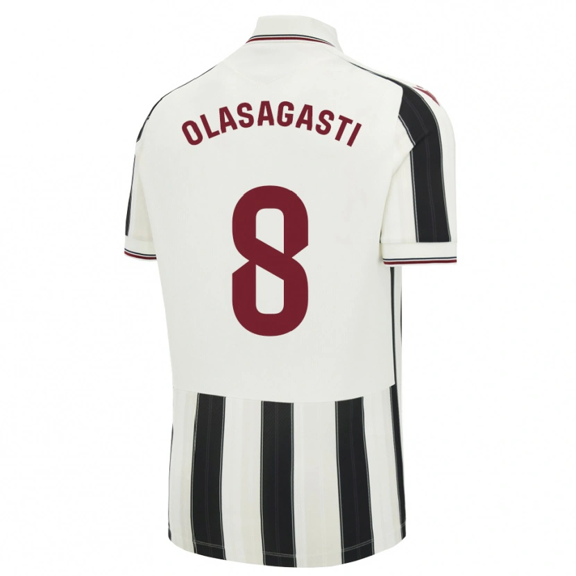 Danxen Kinderen Jon Ander Olasagasti #8 Zwart Wit Rood Uitshirt Uittenue 2026/27 T-Shirt België