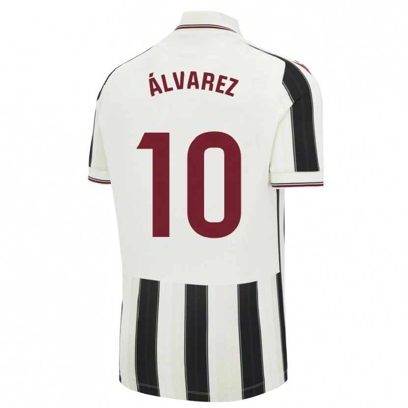 Danxen Kinderen Carlos Álvarez #10 Zwart Wit Rood Uitshirt Uittenue 2026/27 T-Shirt België