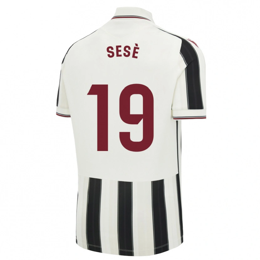 Danxen Kinderen Mario Sesè #19 Zwart Wit Rood Uitshirt Uittenue 2026/27 T-Shirt België