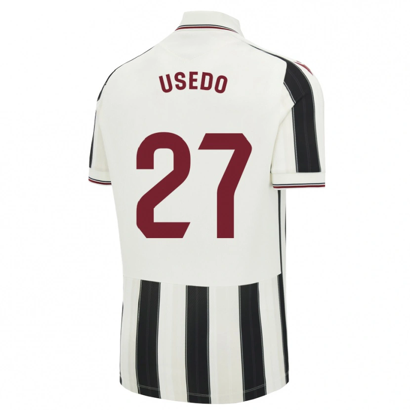 Danxen Kinderen Manel Usedo #27 Zwart Wit Rood Uitshirt Uittenue 2026/27 T-Shirt België