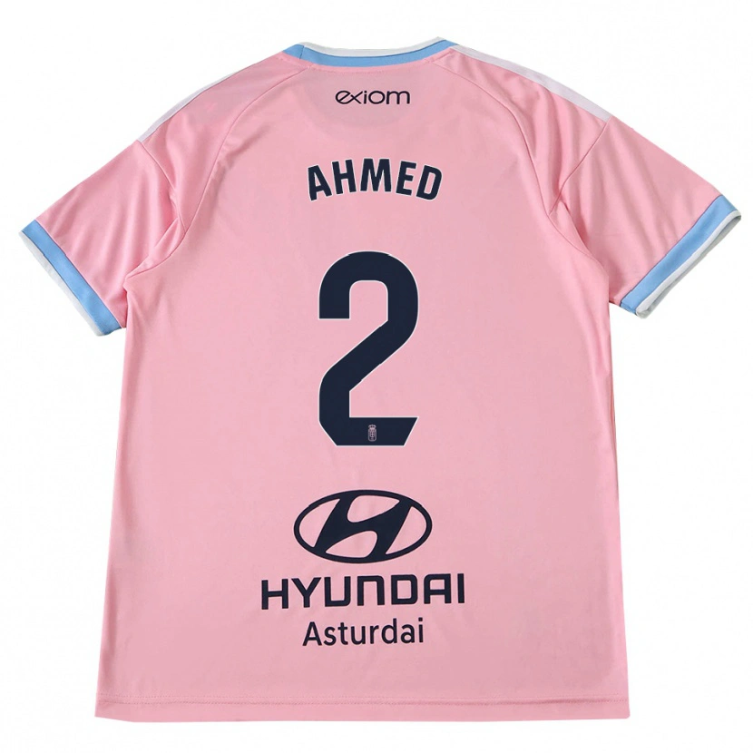 Danxen Kinderen Aisar Ahmed #2 Centaurieblauw Roze Uitshirt Uittenue 2026/27 T-Shirt België