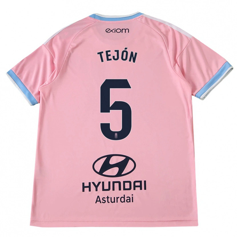 Danxen Kinderen Diego Tejón #5 Centaurieblauw Roze Uitshirt Uittenue 2026/27 T-Shirt België