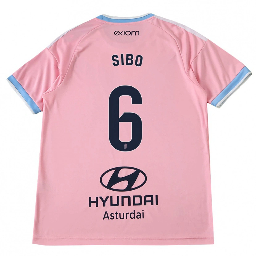 Danxen Kinderen Kwasi Sibo #6 Centaurieblauw Roze Uitshirt Uittenue 2026/27 T-Shirt België