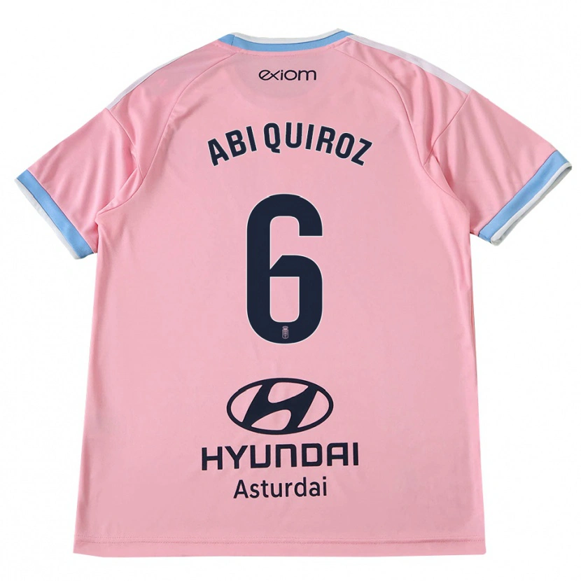 Danxen Kinderen Abi Quiroz #6 Centaurieblauw Roze Uitshirt Uittenue 2026/27 T-Shirt België