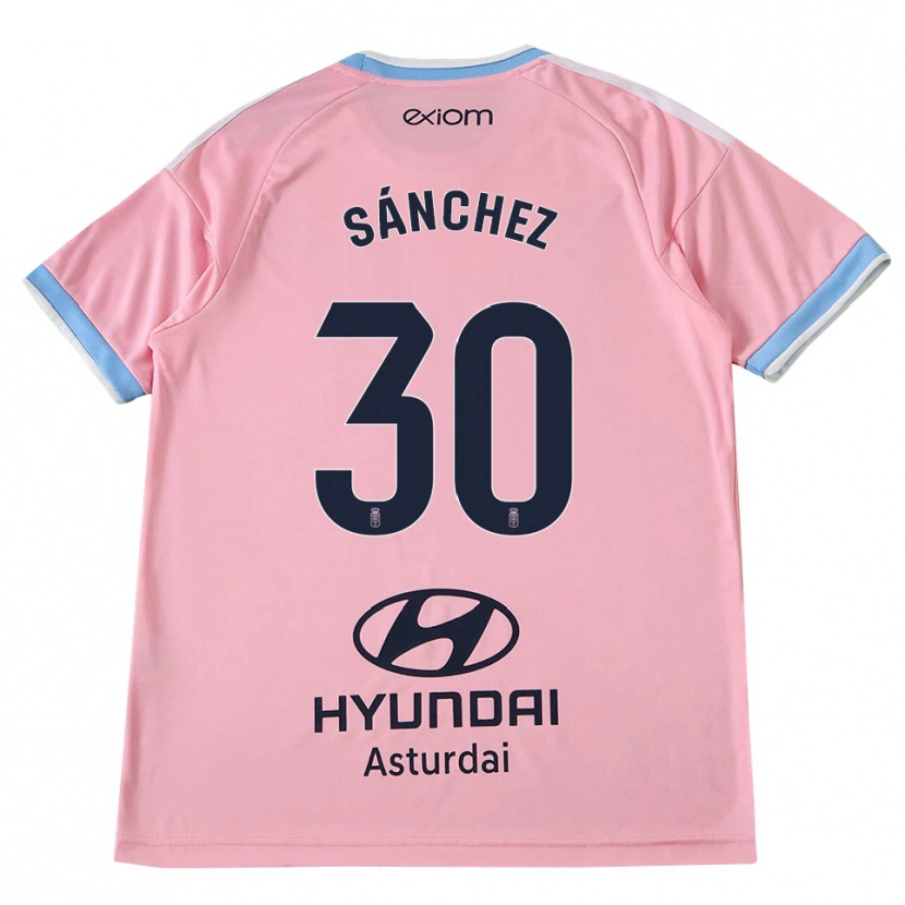 Danxen Kinderen Marcos Sánchez #30 Centaurieblauw Roze Uitshirt Uittenue 2026/27 T-Shirt België