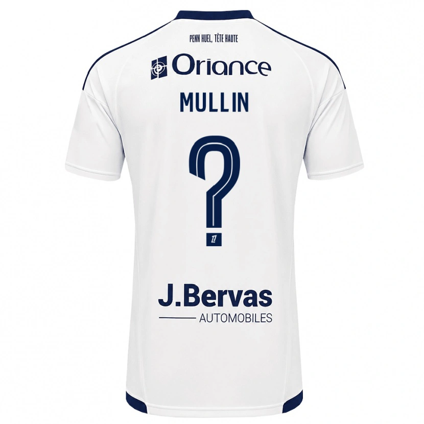 Danxen Kinderen Jamaal Mullin #0 Marineblauw Wit Uitshirt Uittenue 2026/27 T-Shirt België