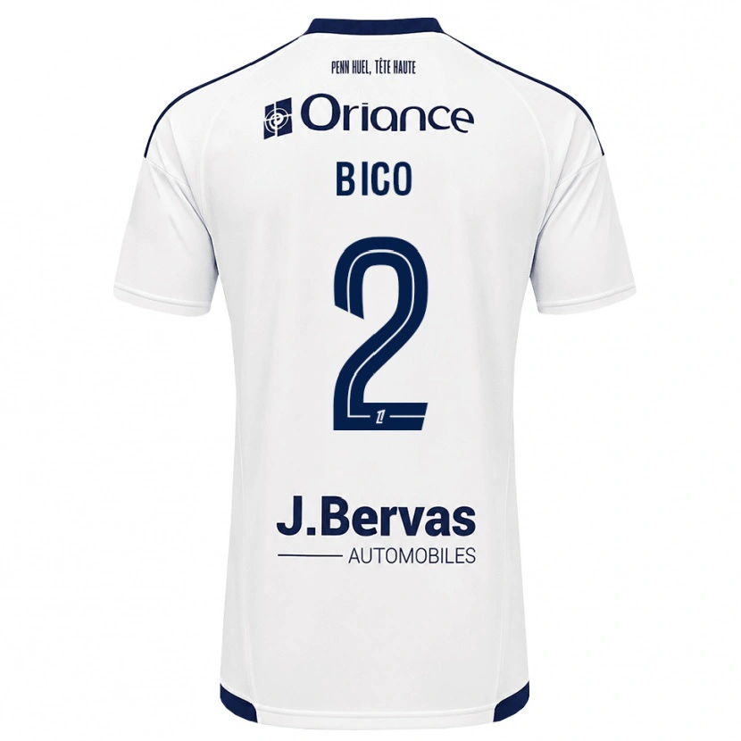 Danxen Kinderen Angelo Bico #2 Marineblauw Wit Uitshirt Uittenue 2026/27 T-Shirt België