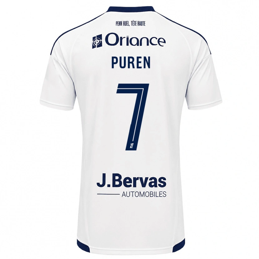 Danxen Kinderen Matthieu Puren #7 Marineblauw Wit Uitshirt Uittenue 2026/27 T-Shirt België