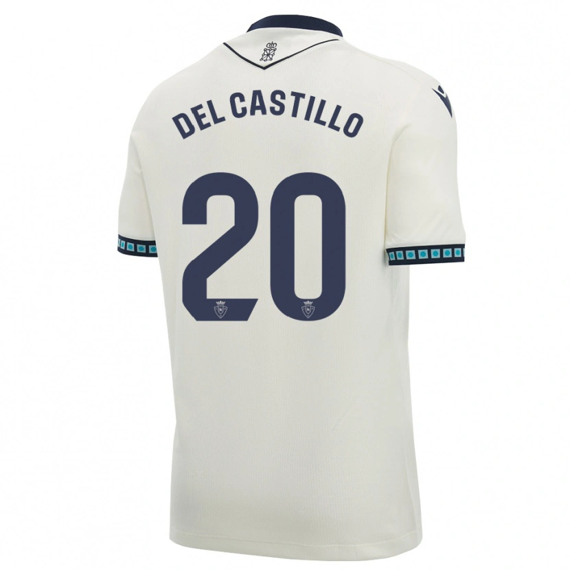Danxen Kinderen Romain Del Castillo #20 Wit Zwart Licht Hemelsblauw Uitshirt Uittenue 2026/27 T-Shirt België