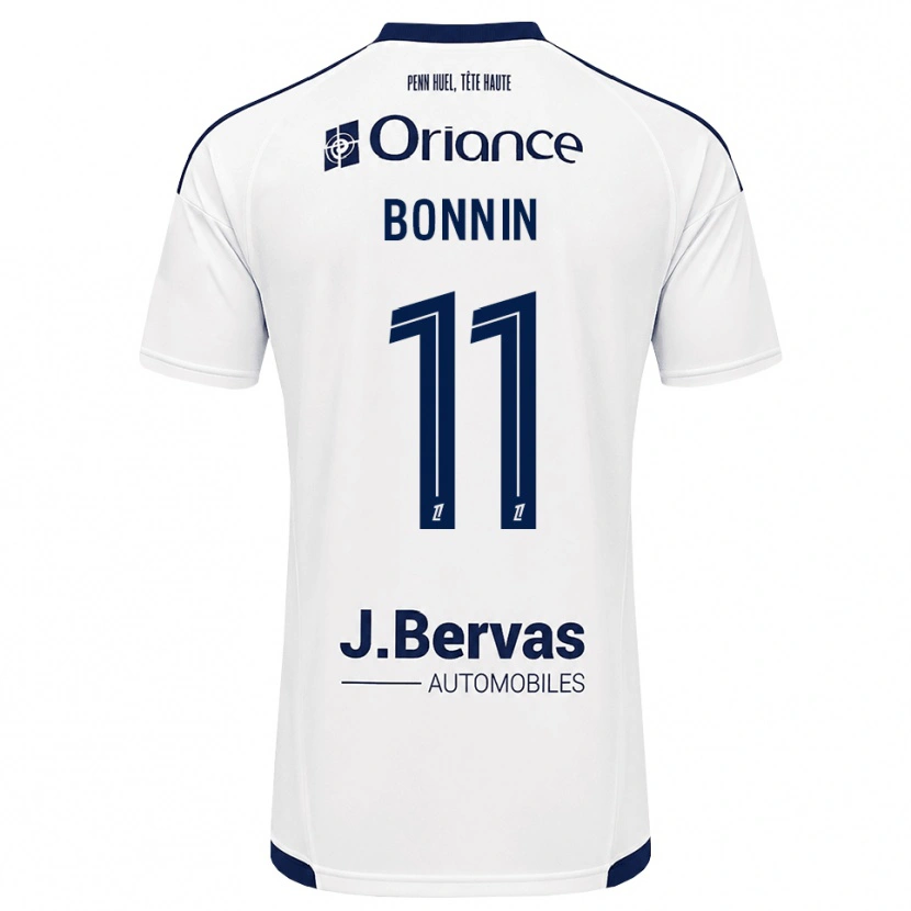Danxen Kinderen Lilian Bonnin #11 Marineblauw Wit Uitshirt Uittenue 2026/27 T-Shirt België