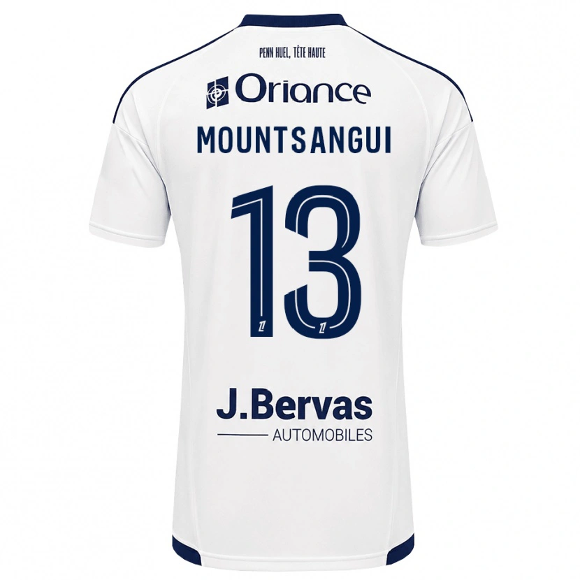 Danxen Kinderen Warren Mountsangui #13 Marineblauw Wit Uitshirt Uittenue 2026/27 T-Shirt België