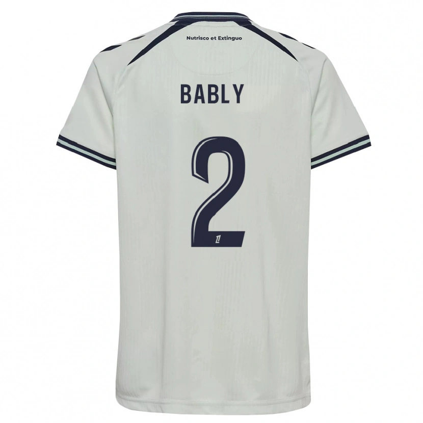 Danxen Kinderen Emmanuel Bably #2 Middernachtblauw Wit Uitshirt Uittenue 2026/27 T-Shirt België