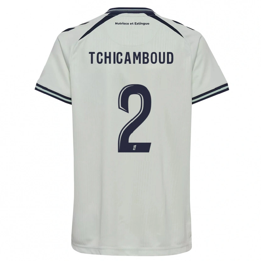 Danxen Kinderen Steed Tchicamboud #2 Middernachtblauw Wit Uitshirt Uittenue 2026/27 T-Shirt België