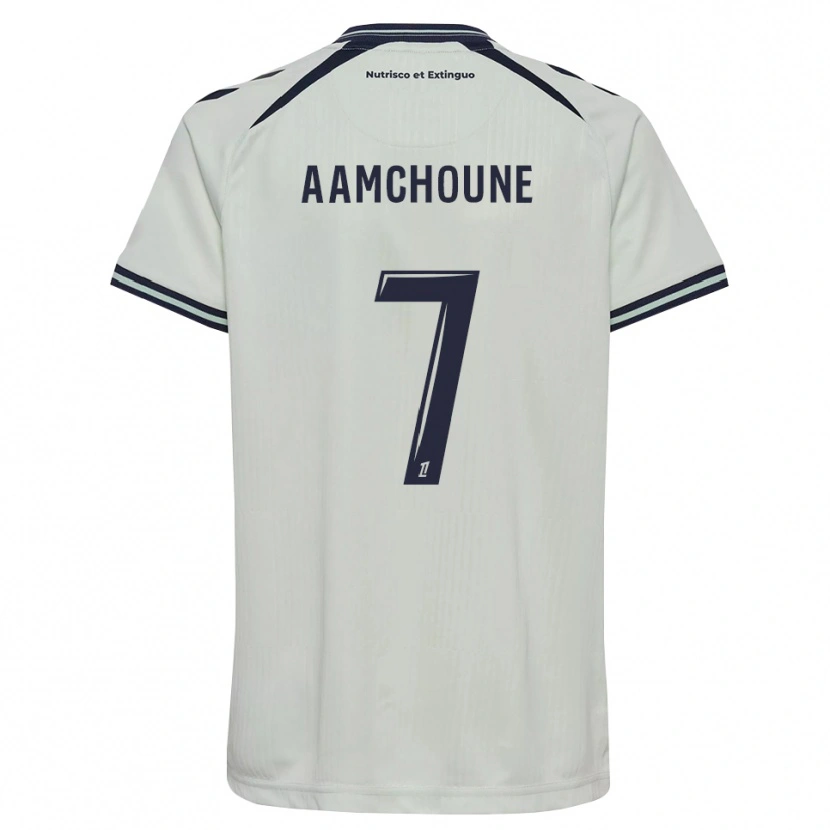 Danxen Kinderen Zakariya Aamchoune #7 Middernachtblauw Wit Uitshirt Uittenue 2026/27 T-Shirt België