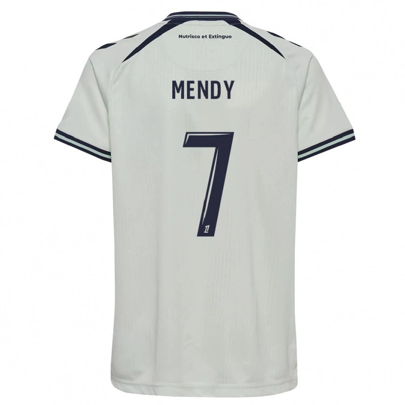 Danxen Kinderen Dahiss Mendy #7 Middernachtblauw Wit Uitshirt Uittenue 2026/27 T-Shirt België