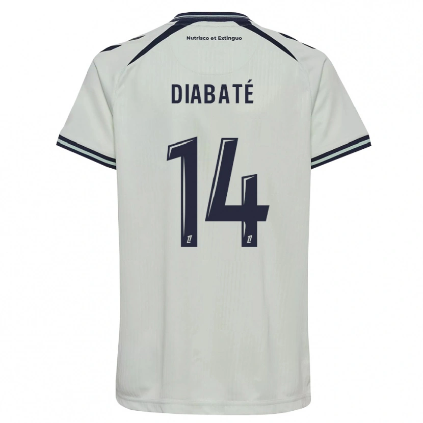 Danxen Kinderen Adams Diabaté #14 Middernachtblauw Wit Uitshirt Uittenue 2026/27 T-Shirt België