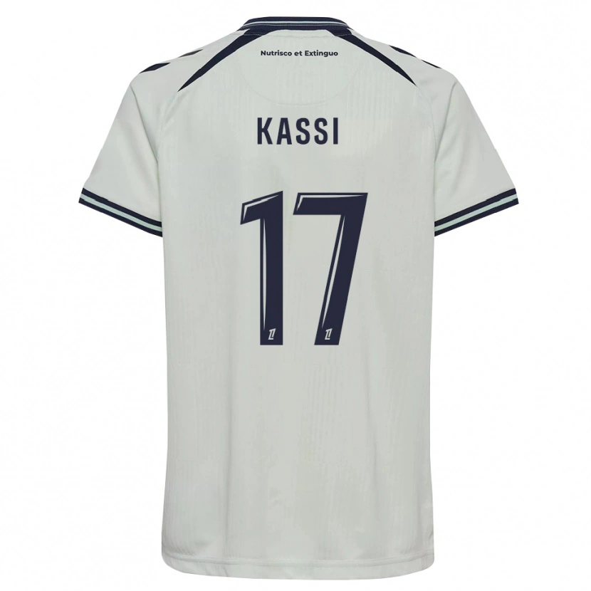 Danxen Kinderen Sarah Kassi #17 Middernachtblauw Wit Uitshirt Uittenue 2026/27 T-Shirt België