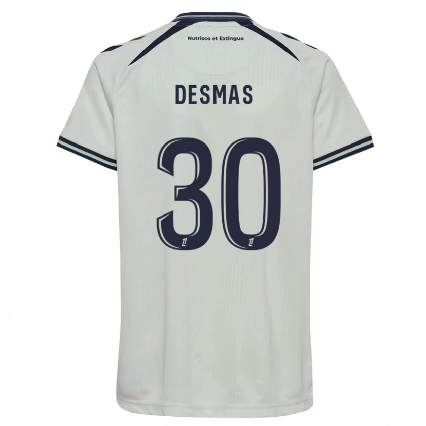 Danxen Kinderen Arthur Desmas #30 Middernachtblauw Wit Uitshirt Uittenue 2026/27 T-Shirt België