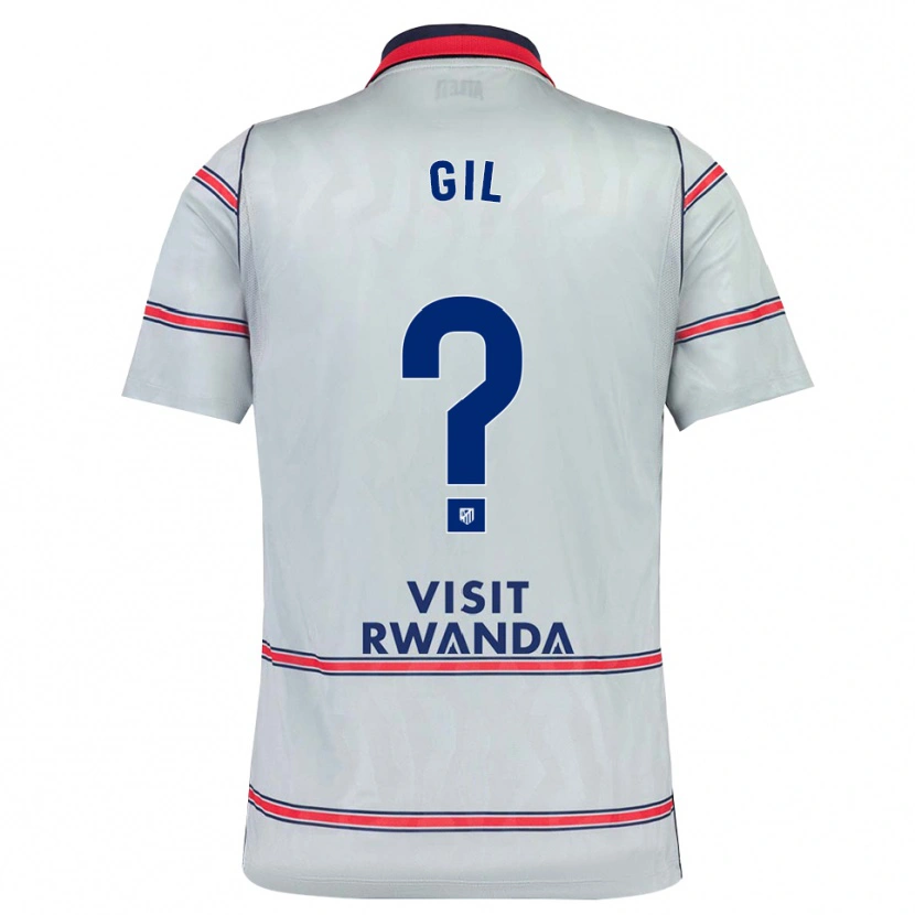 Danxen Kinderen Luis Gil #0 Grijs Rood Marineblauw Thuisshirt Derde Tenue 2026/27 T-Shirt België
