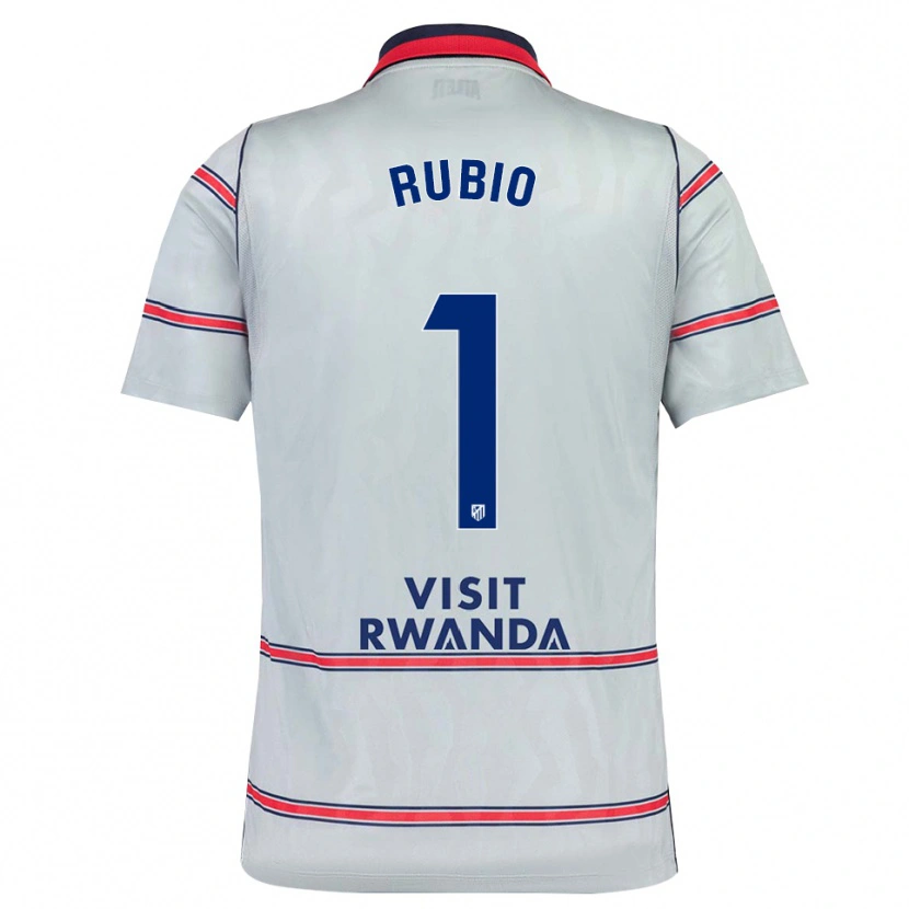 Danxen Kinderen Dani Rubio #1 Grijs Rood Marineblauw Thuisshirt Derde Tenue 2026/27 T-Shirt België