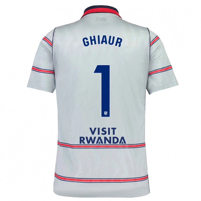 Danxen Kinderen Octavian Ghiaur #1 Grijs Rood Marineblauw Thuisshirt Derde Tenue 2026/27 T-Shirt België