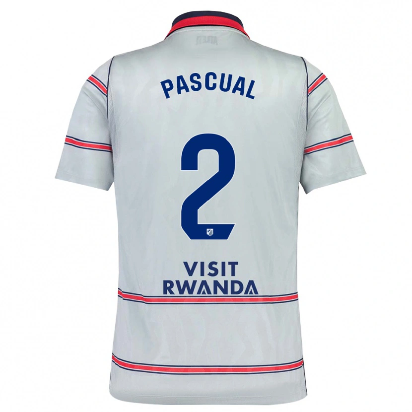 Danxen Kinderen Martin Pascual #2 Grijs Rood Marineblauw Thuisshirt Derde Tenue 2026/27 T-Shirt België