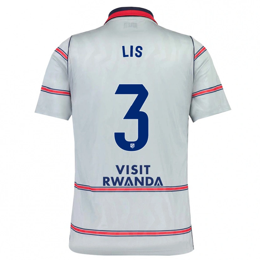 Danxen Kinderen Adrian Lis #3 Grijs Rood Marineblauw Thuisshirt Derde Tenue 2026/27 T-Shirt België