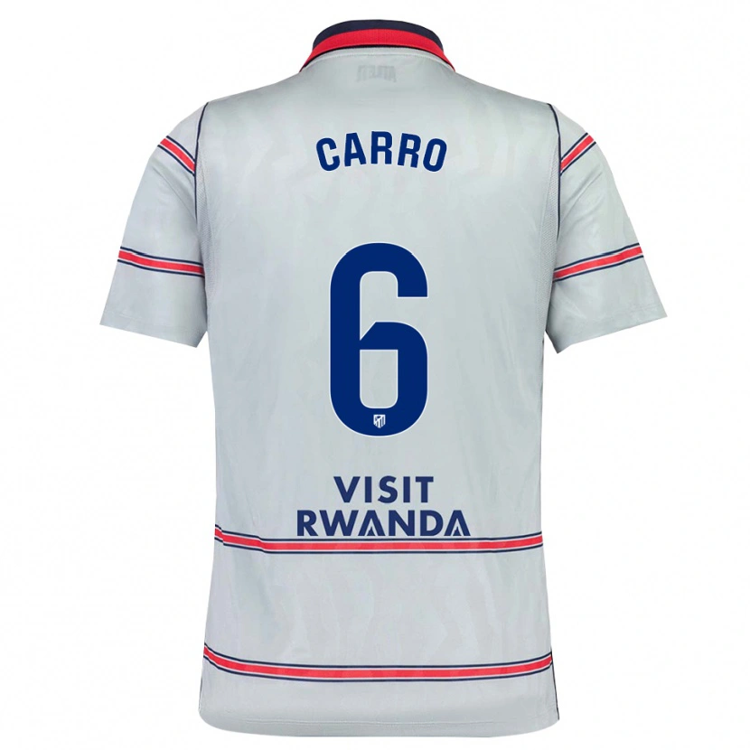 Danxen Kinderen Mikel Carro #6 Grijs Rood Marineblauw Thuisshirt Derde Tenue 2026/27 T-Shirt België