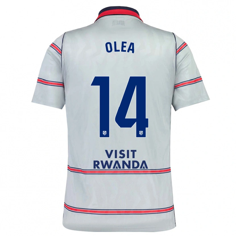 Danxen Kinderen Rubén Olea #14 Grijs Rood Marineblauw Thuisshirt Derde Tenue 2026/27 T-Shirt België