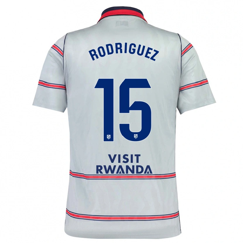 Danxen Kinderen Cinta Rodríguez #15 Grijs Rood Marineblauw Thuisshirt Derde Tenue 2026/27 T-Shirt België