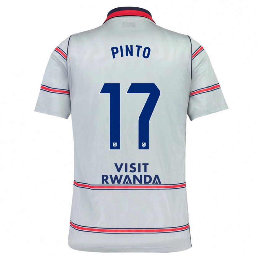 Danxen Kinderen Tatiana Pinto #17 Grijs Rood Marineblauw Thuisshirt Derde Tenue 2026/27 T-Shirt België