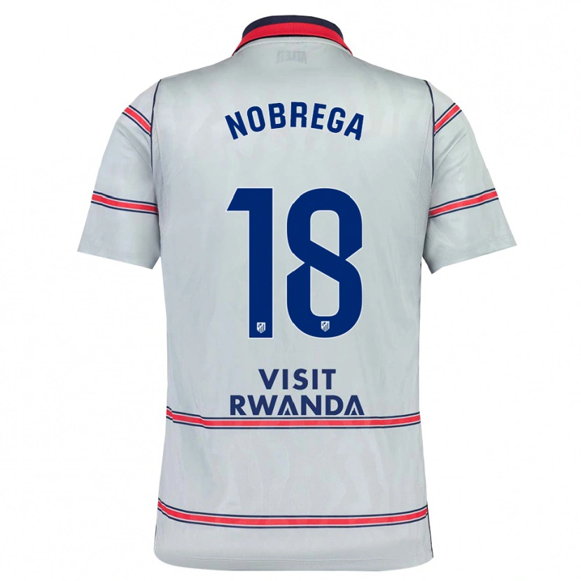 Danxen Kinderen Abraham Nobrega #18 Grijs Rood Marineblauw Thuisshirt Derde Tenue 2026/27 T-Shirt België