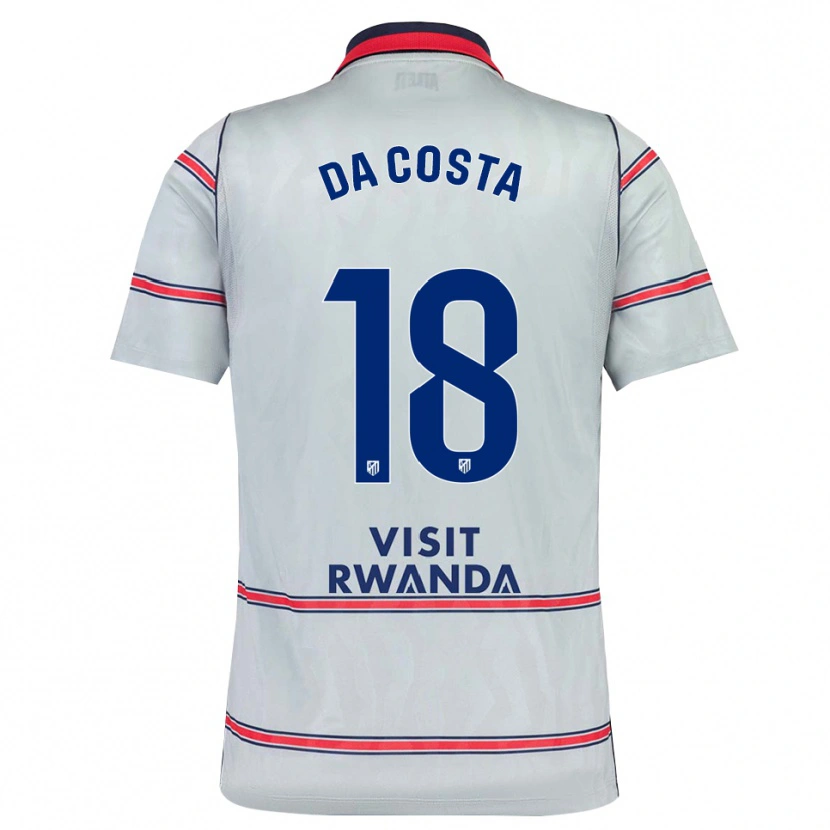 Danxen Kinderen Mario Da Costa #18 Grijs Rood Marineblauw Thuisshirt Derde Tenue 2026/27 T-Shirt België