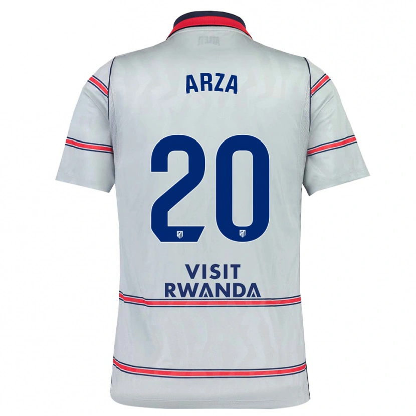 Danxen Kinderen David Arza #20 Grijs Rood Marineblauw Thuisshirt Derde Tenue 2026/27 T-Shirt België