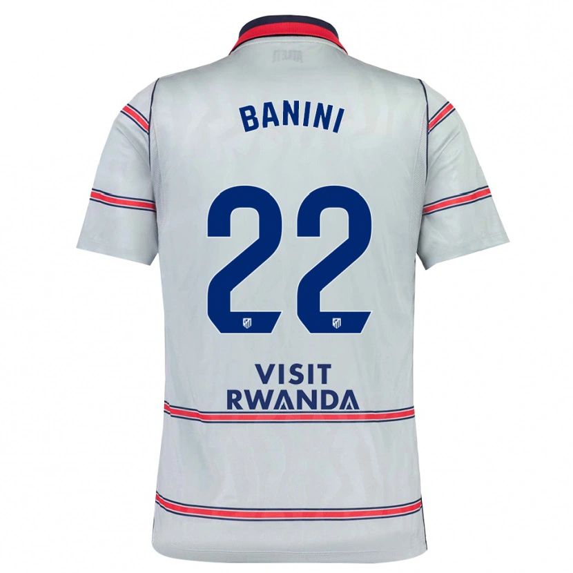Danxen Kinderen Estefania Banini #22 Grijs Rood Marineblauw Thuisshirt Derde Tenue 2026/27 T-Shirt België