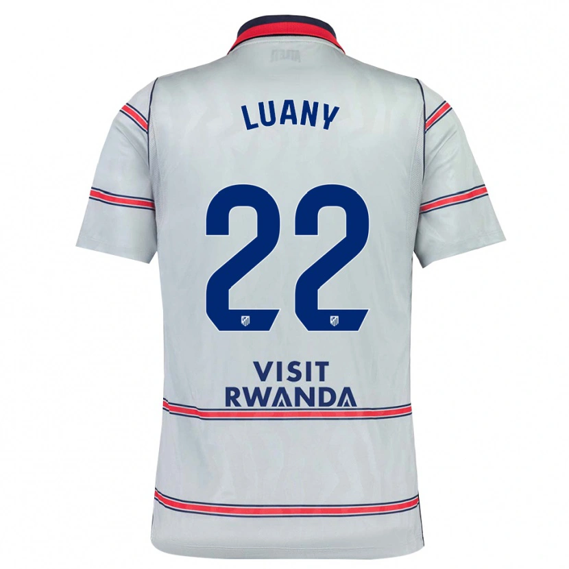 Danxen Kinderen Luany Vitória Da Silva Rosa #22 Grijs Rood Marineblauw Thuisshirt Derde Tenue 2026/27 T-Shirt België