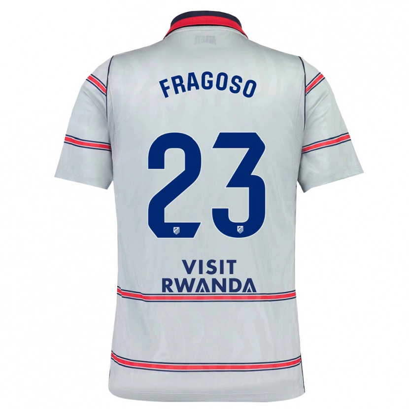 Danxen Kinderen Gerard Fragoso #23 Grijs Rood Marineblauw Thuisshirt Derde Tenue 2026/27 T-Shirt België