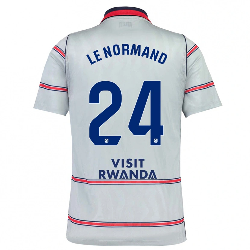 Danxen Kinderen Robin Le Normand #24 Grijs Rood Marineblauw Thuisshirt Derde Tenue 2026/27 T-Shirt België