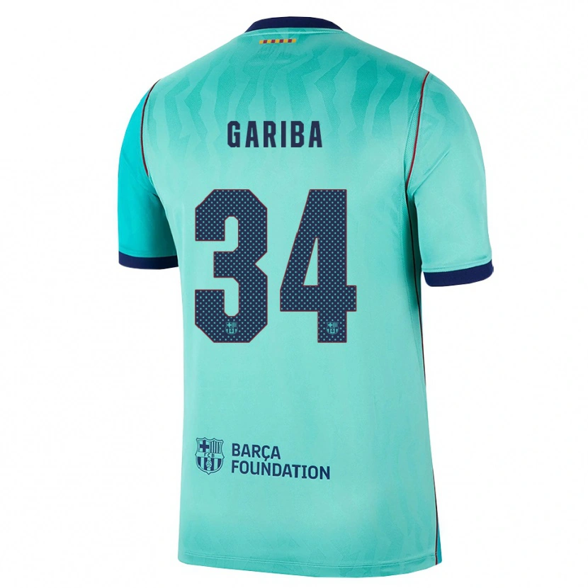 Danxen Kinderen Hafiz Gariba #34 Aqua Donker Turquoise Koninklijk Blauw Thuisshirt Derde Tenue 2026/27 T-Shirt België