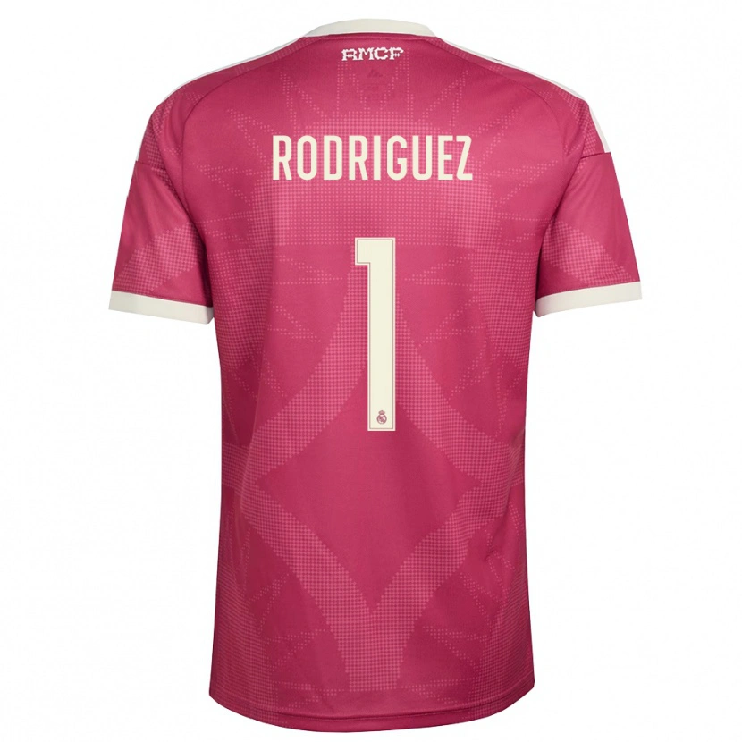 Danxen Kinderen Misa Rodriguez #1 Bleek Violet Rood Wit Thuisshirt Derde Tenue 2026/27 T-Shirt België