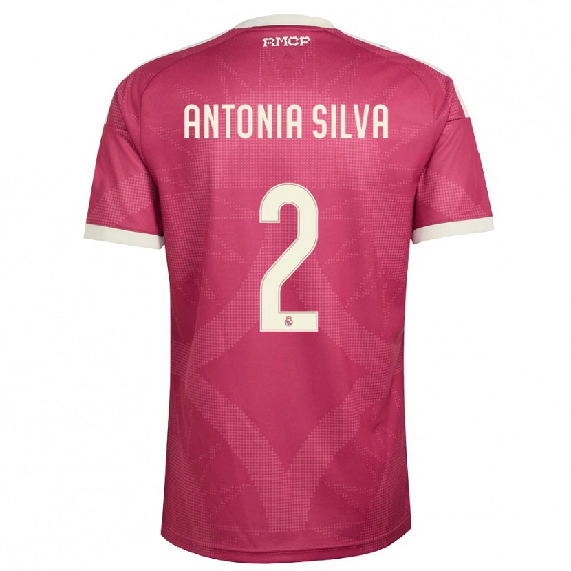 Danxen Kinderen Antônia Silva #2 Bleek Violet Rood Wit Thuisshirt Derde Tenue 2026/27 T-Shirt België