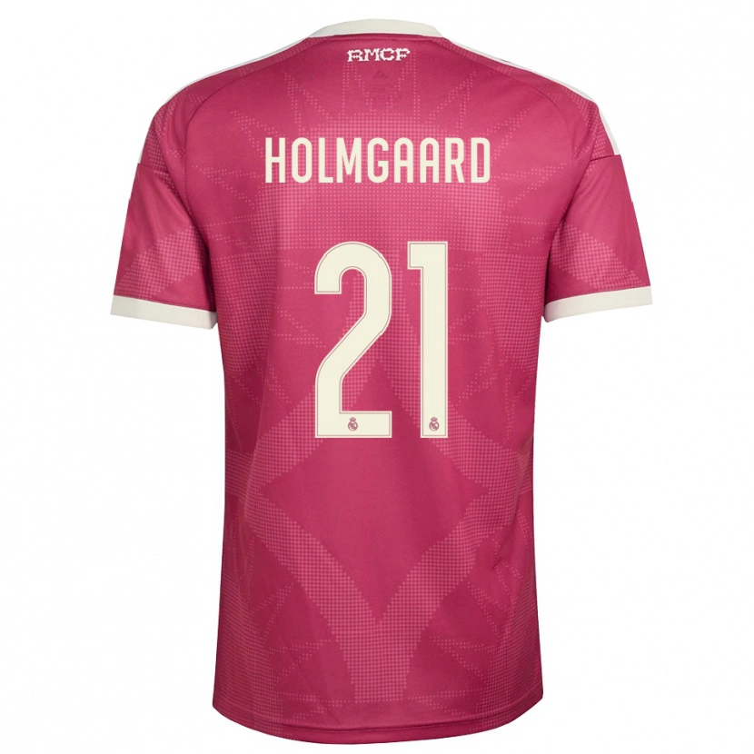Danxen Kinderen Sara Rosted Holmgaard #21 Bleek Violet Rood Wit Thuisshirt Derde Tenue 2026/27 T-Shirt België