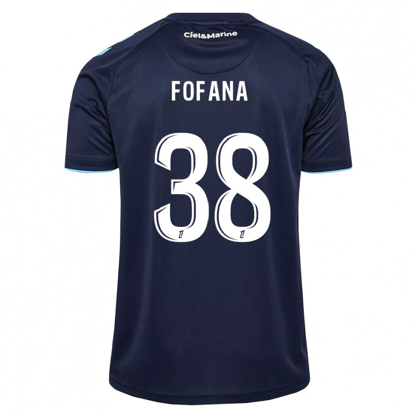 Danxen Kinderen Rayan Fofana #38 Centaurieblauw Middernachtblauw Thuisshirt Thuistenue 2026/27 T-Shirt België