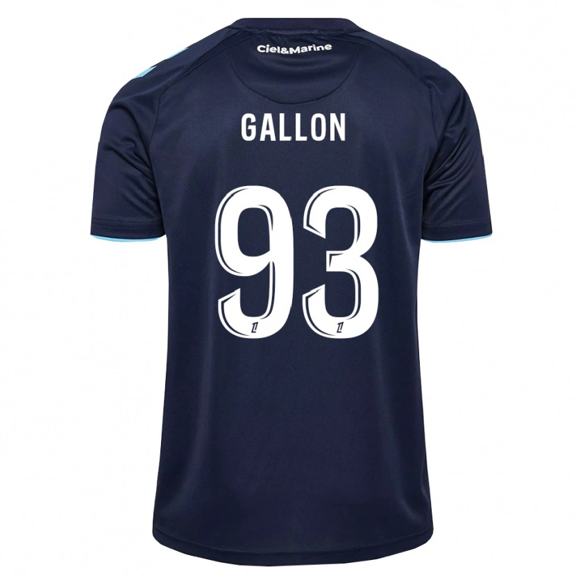 Danxen Kinderen Gauthier Gallon #93 Centaurieblauw Middernachtblauw Thuisshirt Thuistenue 2026/27 T-Shirt België