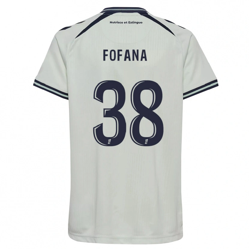 Danxen Kinderen Rayan Fofana #38 Middernachtblauw Wit Uitshirt Uittenue 2026/27 T-Shirt België