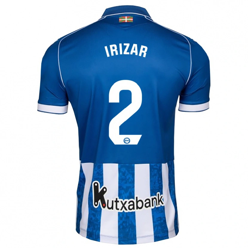 Danxen Heren Manex Irizar #2 Blauw Wit Zwart Thuisshirt Thuistenue 2026/27 T-Shirt België