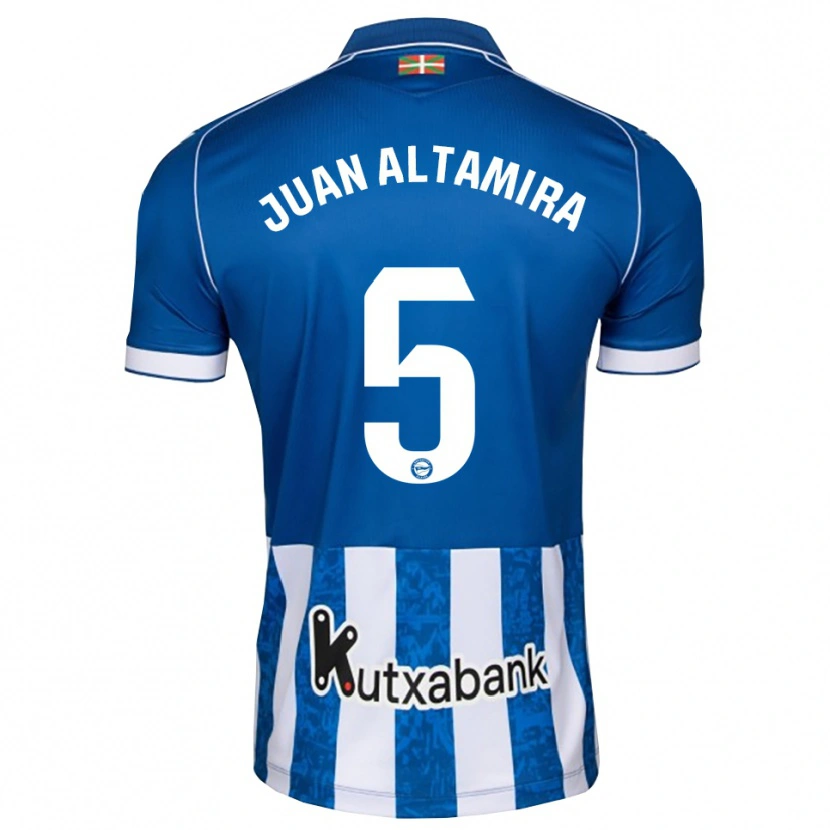 Danxen Heren Ines Juan Altamira #5 Blauw Wit Zwart Thuisshirt Thuistenue 2026/27 T-Shirt België