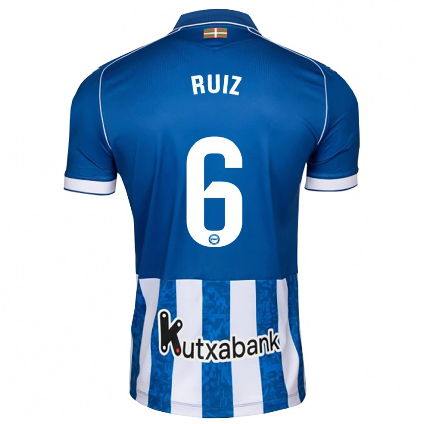 Danxen Heren Markel Ruiz #6 Blauw Wit Zwart Thuisshirt Thuistenue 2026/27 T-Shirt België
